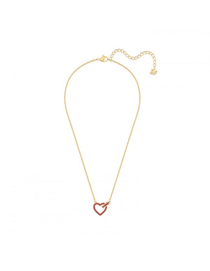 SWAROVSKI Lovely Necklace - Red & Gold plating #5465683