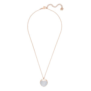 SWAROVSKI Ginger Pendant Necklace Rose Gold Tone #5479915