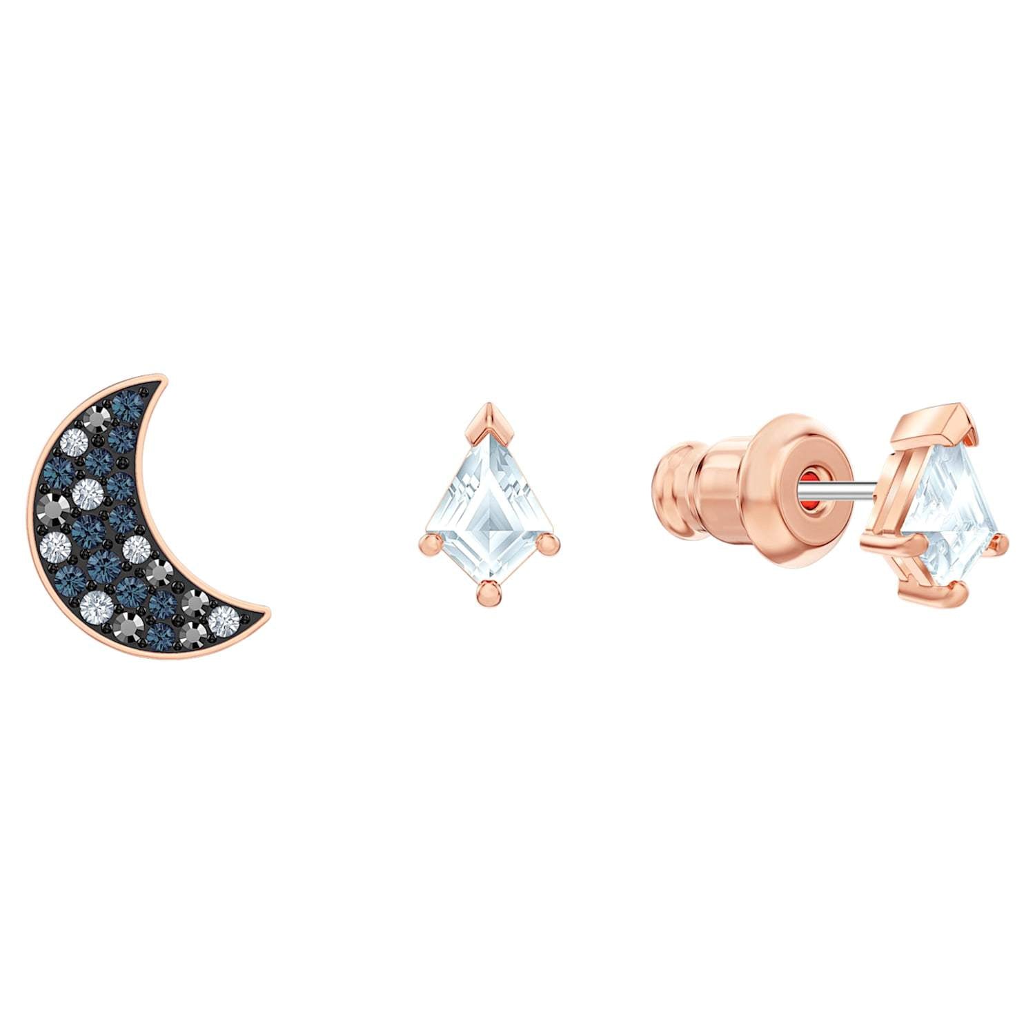 SWAROVSKI Symbolic Pierced Earrings set - Multi-colored & Rose-gold tone plated #5494353
