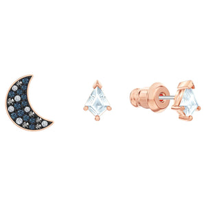 SWAROVSKI Symbolic Pierced Earrings set - Multi-colored & Rose-gold tone plated #5494353