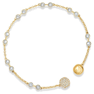 SWAROVSKI Remix Collection Carrier - White & Gold-tone plated #5528876