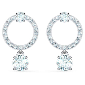 SWAROVSKI Attract Circular Earrings - White #5563278