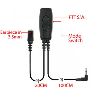 SE01 Wire Software APP Based PTT Earpiece for Zello - GadgetiCloud