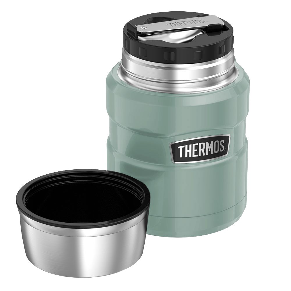 膳魔師 Thermos SK3000系列 不鏽鋼食物燜燒壺 - 四色可選(藍/紅/綠/粉)Thermos SK3000 Series Stainless Steel Food Jar 470mL With Spoon (Mint Green) Main View