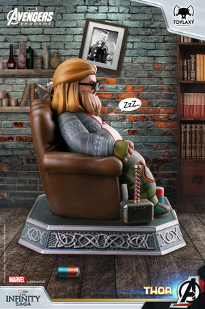 漫威復仇者聯盟:雷神索爾--胖索爾特別版正版模型手辦人偶玩具終局之戰版 Marvel's Avengers: Bro Thor Official Figure Toy listing back