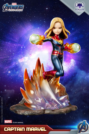 漫威復仇者聯盟:Marvel隊長正版模型手辦人偶玩具 Marvel's Avengers: Endgame Premium PVC Captain Marvel official figure toy listing front