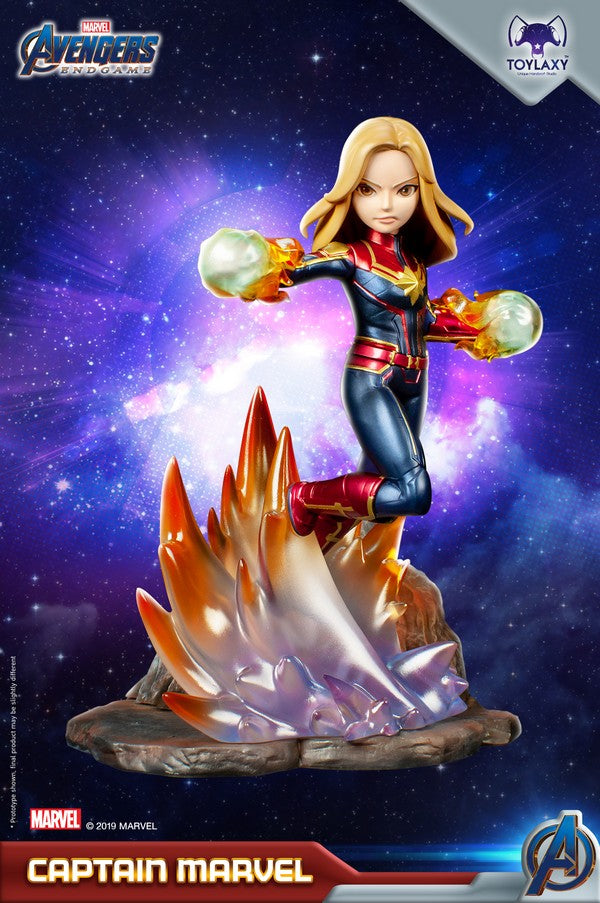 漫威復仇者聯盟:Marvel隊長正版模型手辦人偶玩具 Marvel's Avengers: Endgame Premium PVC Captain Marvel official figure toy listing front