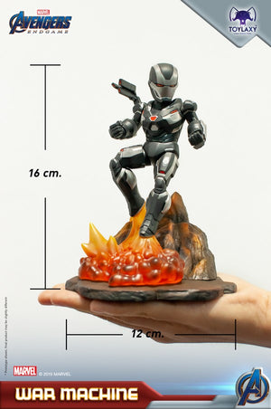 漫威復仇者聯盟:戰爭機器正版模型手辦人偶玩具 Marvel's Avengers: Endgame Premium PVC War Machine official figure toy listing size
