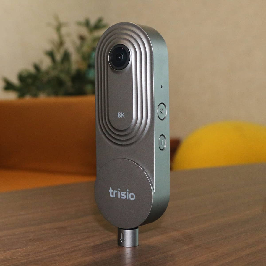 Trisio-Lite-2-VR-Camera-8K-Virtual-Tour-Camera-NodeRotate-360_-Camera-listing-on-table