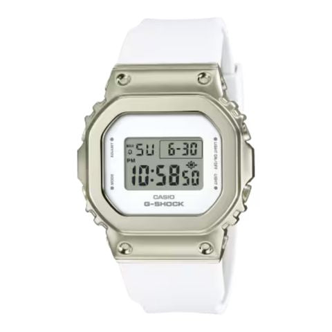 CASIO GM-S5600 Series Digital White Watch #GM-S5600G-7