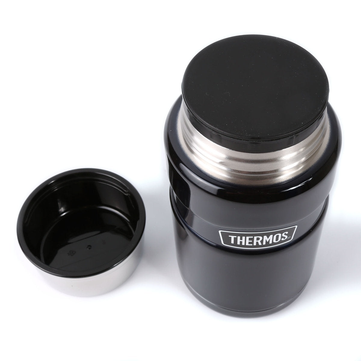 Thermos SK3020 Series Stainless Steel Food Jar 710mL (Midnight Blue) Without Spoon Top View