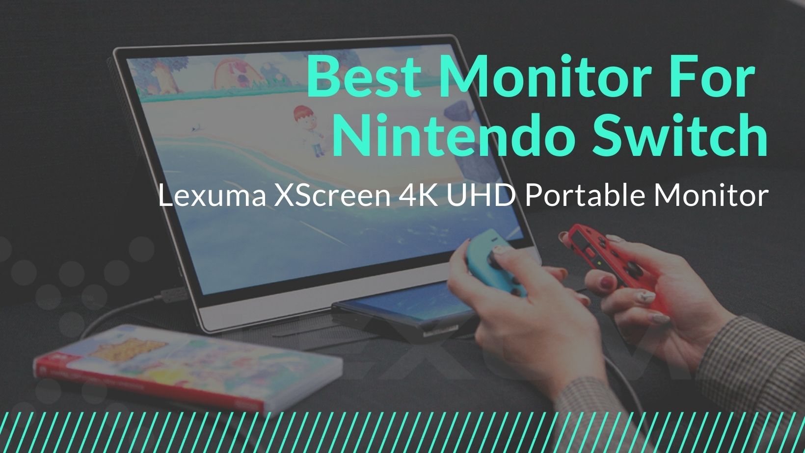 Best-Monitor-for-Nintendo-Switch-Lexuma-XScreen-4K-UHD-Portable-Monitor-Gadgeticloud