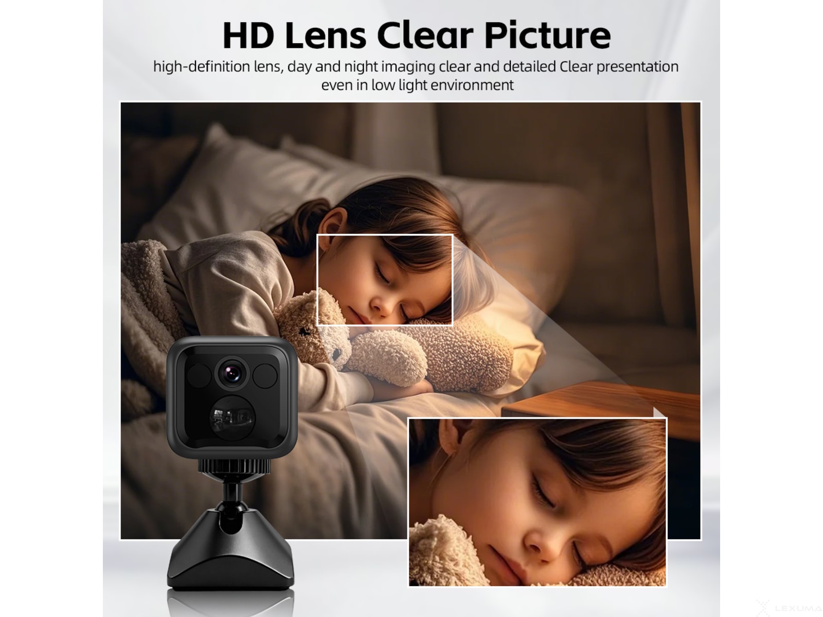 Lexuma XCAM Ultra 1296P stealth mini security camera - view 9 of 12