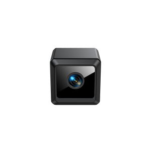 Lexuma XCAM Air Compact Fisheye WiFi Camera — White Background top view