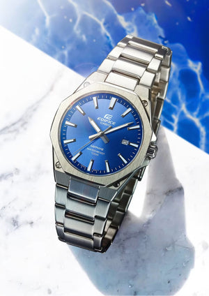 Casio Edifice Blue Dial Sapphire Stainless Steel Slim Watch EFR-S108D-2AVUEF - detail photo 5