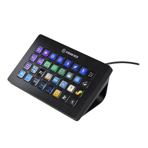 Elgato Stream Deck XL 32 LCD Keys, Adjustable, Unlimited Control side view