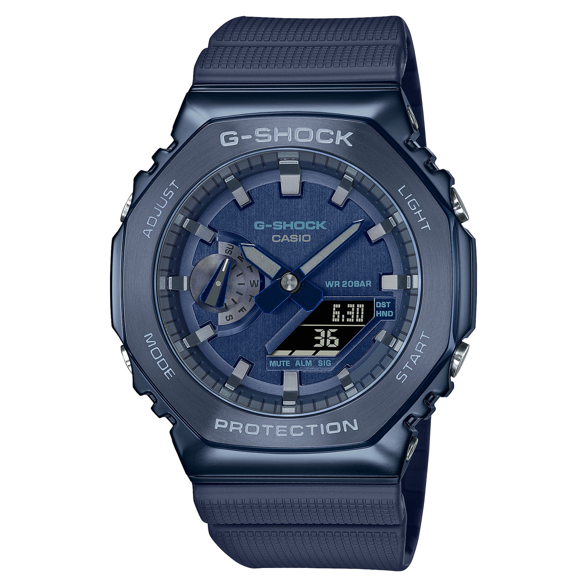 CASIO G-SHOCK Analog-Digital Blue Dial Men's Watch #GM-2100N-2ADR