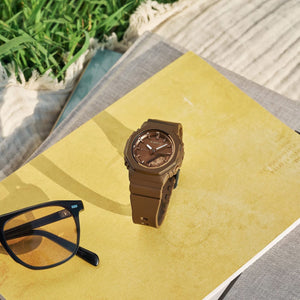 Casio G-SHOCK GMA-P2110B-5A Earthy Brown Bio-Based Resin Mid-Size Watch GMA-P2110B-5ADR - detail photo 3