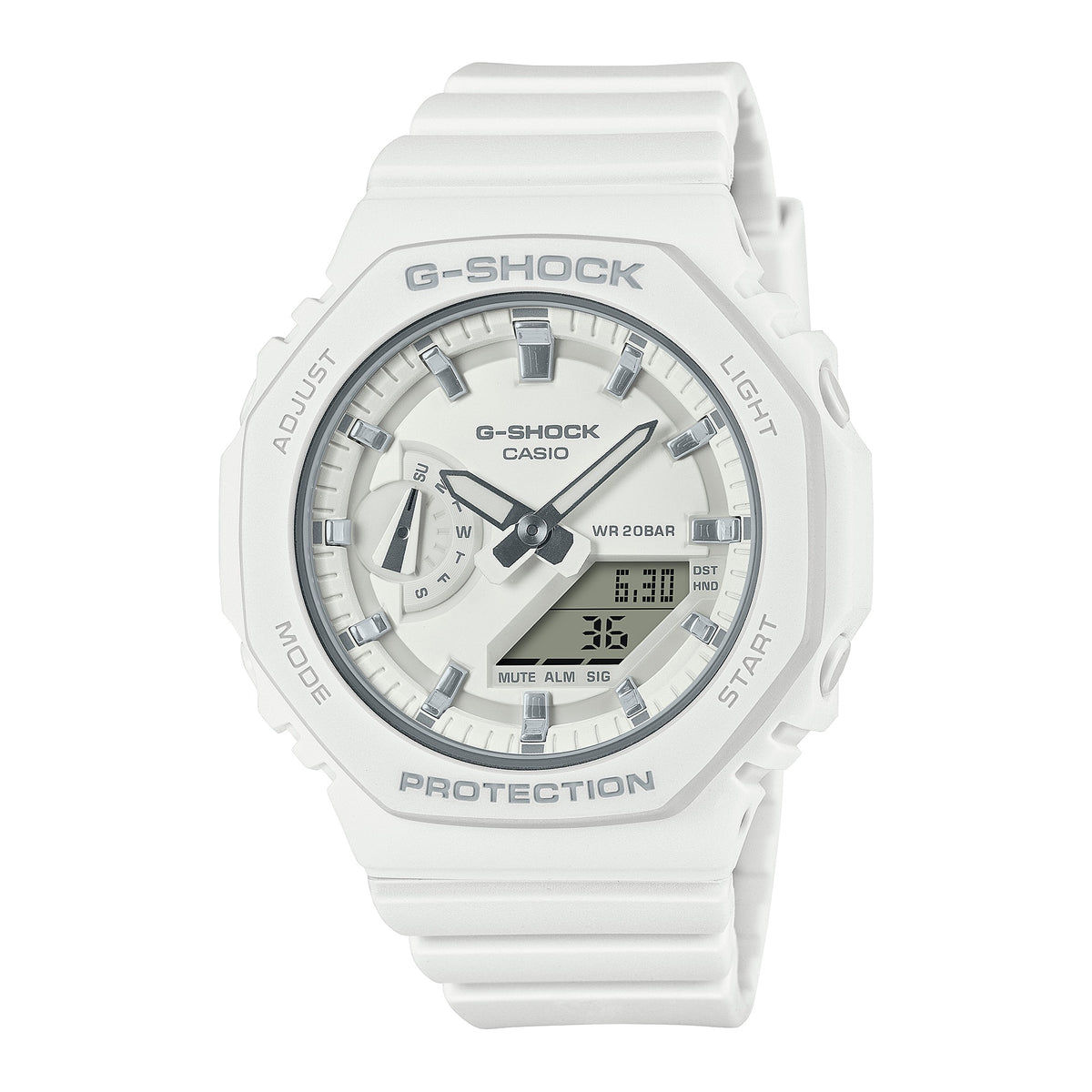 CASIO G-SHOCK White Women Watch #GMA-S2100-7AER front
