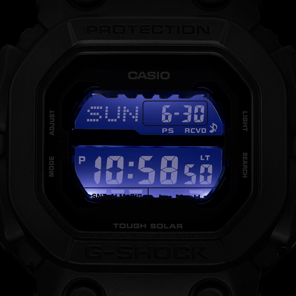 Casio G-Shock GX-56UBB-1DR black resin Tough Solar watch