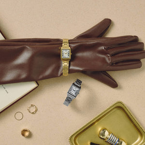 Casio Ladies Gold Tone Square Roman Numeral Dial Stainless Steel Watch LTP-V007G-9BUDF - detail photo 2
