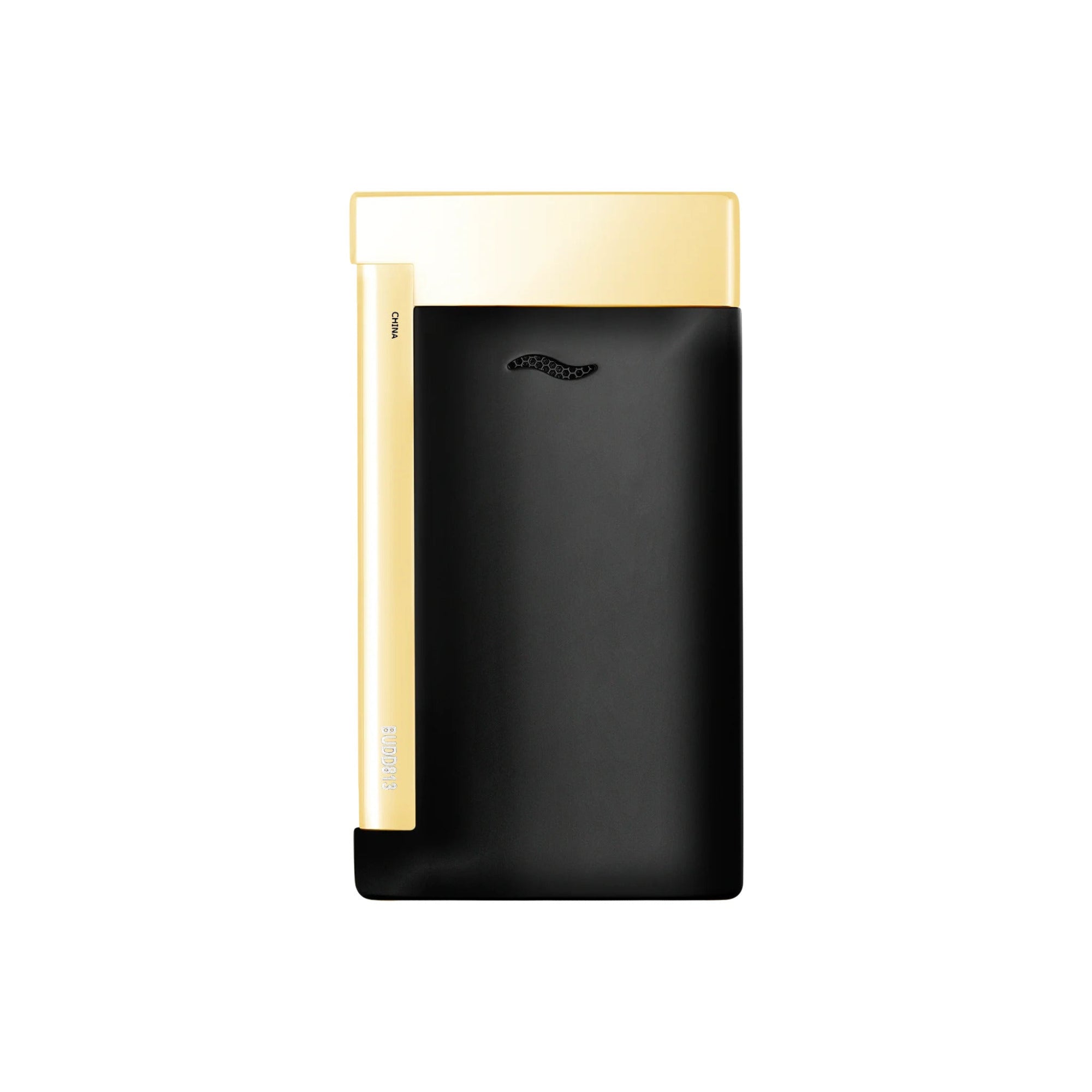 S.T. Dupont 27708 Slim 7 Black & Golden Luxury Lighter Back view