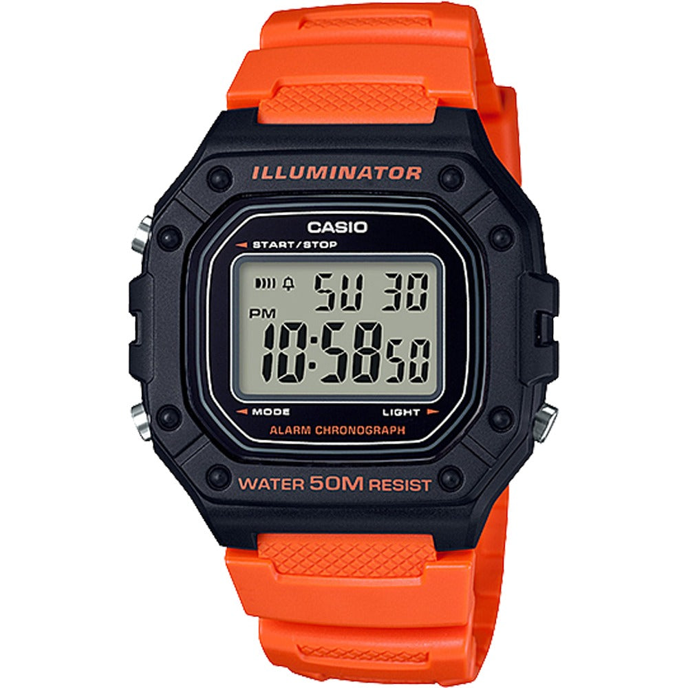 Casio Watch W-218H-4B2V Front