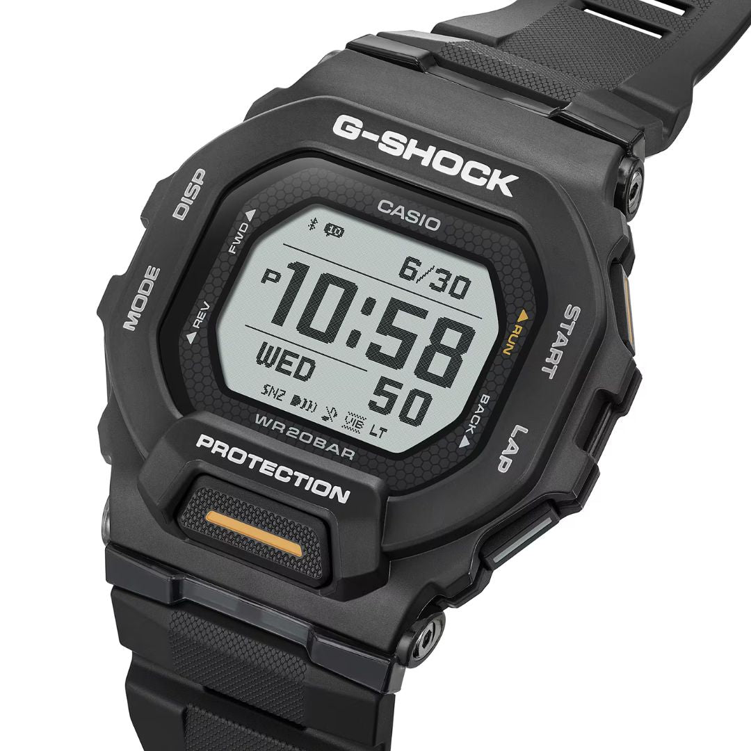 Casio G-Shock GBD-200-1A1ER G-Squad Watch - Bluetooth, Shock