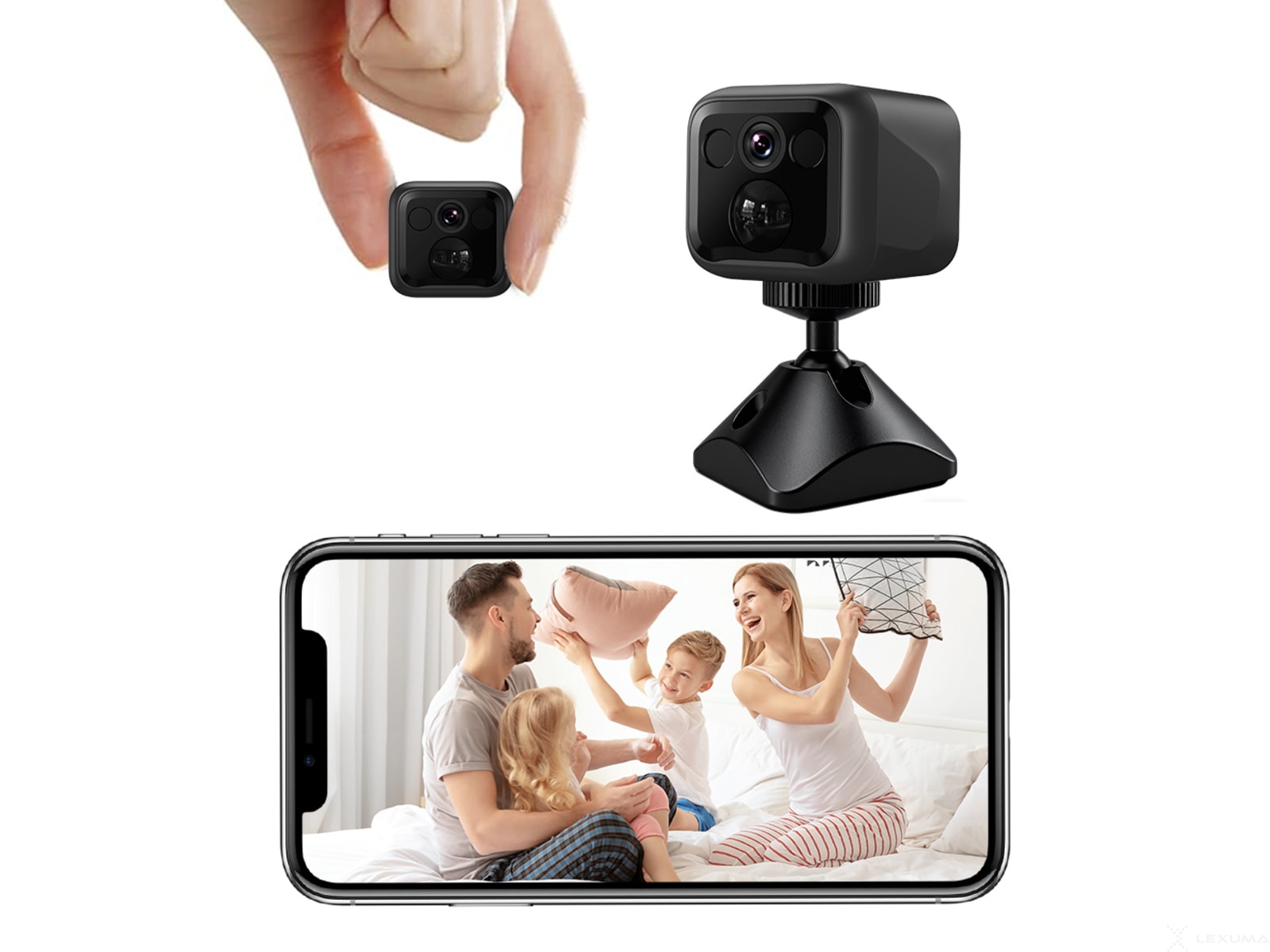 Lexuma XCAM Ultra 1296P stealth mini security camera - view 7 of 12