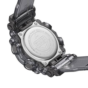 Casio G-Shock GA-900SKE-8AJR stainless steel case-back detail