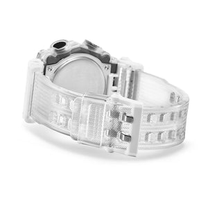 Casio G-Shock GA-900SKL-7AER angled close-up of case and button details