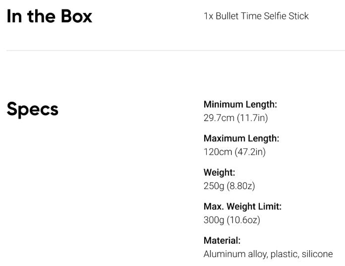 insta360-bullettimeselfiestick2-spec-inthebox