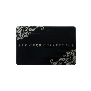 Sim Card Kit - Black Sim Card Adapter Front View