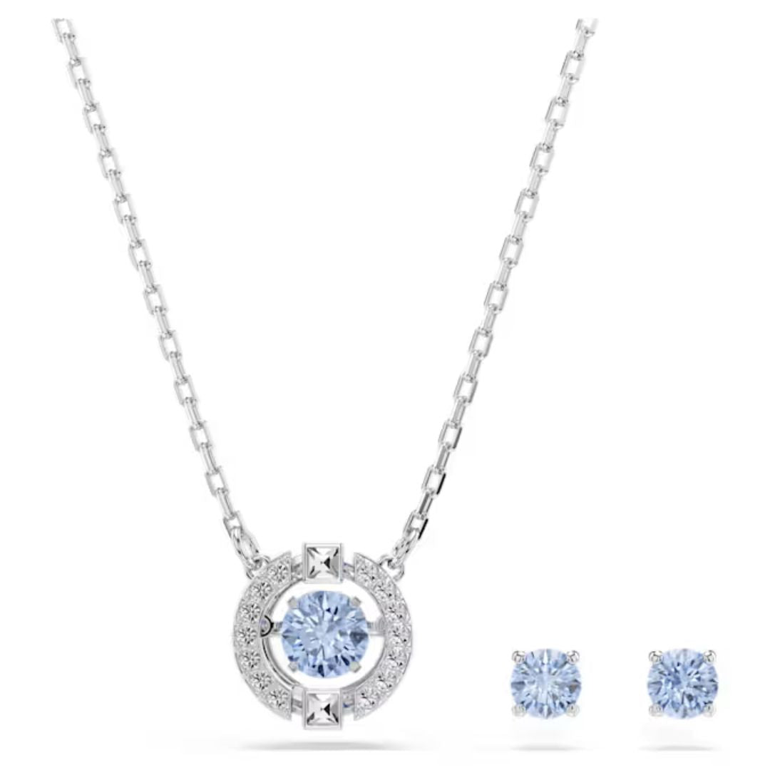 swarovski-5480485-una-set-round-cut-blue-rhodium-plated