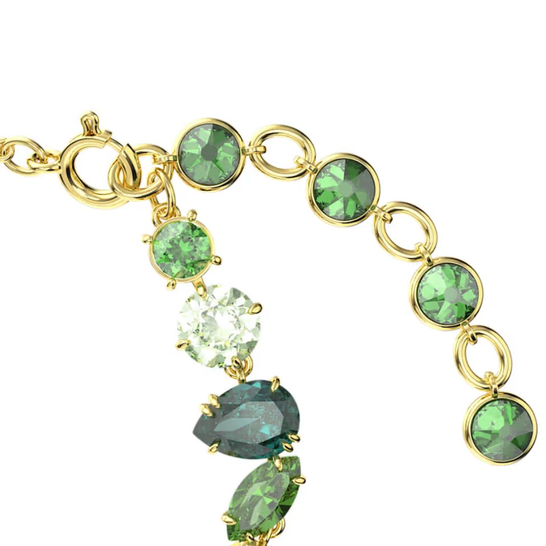 swarovski-5652822-mixed-cuts-green-gold-tone-plated-gema-bracelet