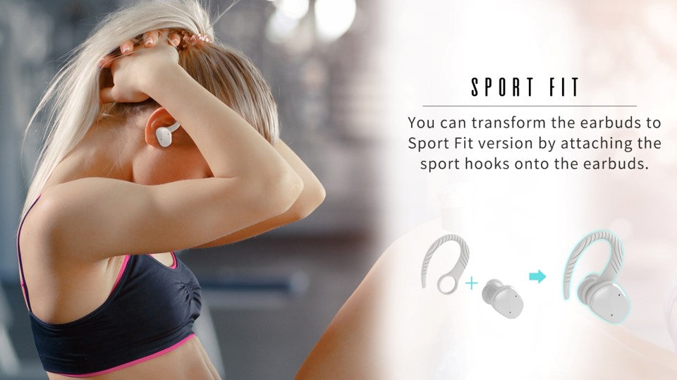 Lexuma XBud2 Mini True Wireless In-Ear Stereo Bluetooth 5.0 Sports Earbuds [With Charging Case] - GadgetiCloud