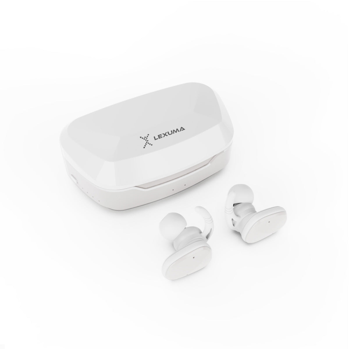 Lexuma XBud2 True Wireless In-Ear Bluetooth IP56 Sports Earbuds [With Charging Case] - GadgetiCloud