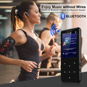 Portable Bluetooth MP3 Player with 2.4" Large Screen - GadgetiCloud
