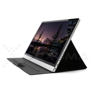 Lexuma XScreen 4K UHD Portable Monitor with 4K UHD touch screen perfect for dual monitor setting best portable monitor for watching video Netflix overall design