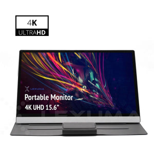 GadgetiCloud Lexuma XScreen Portable Monitor with 4K UHD touch screen perfect for dual monitor setting best portable monitor for watching video Netflix overall design