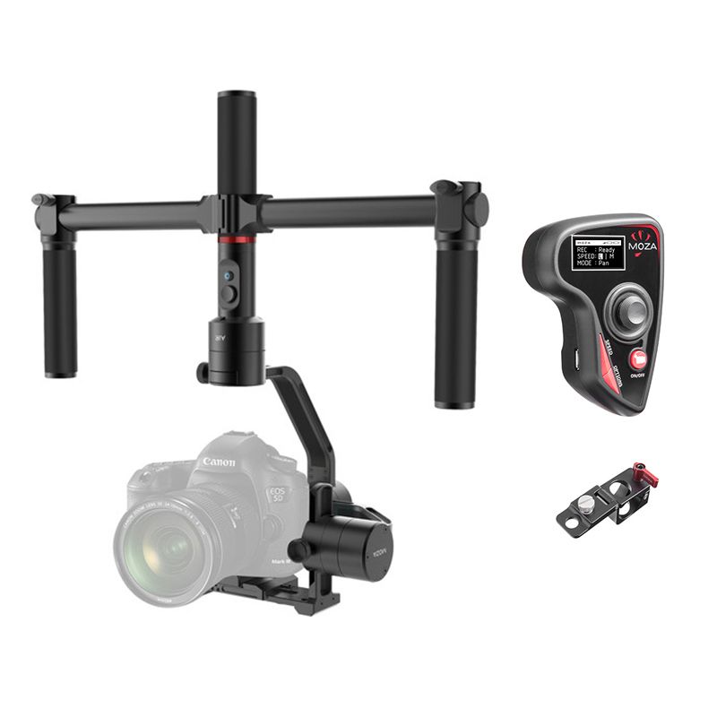 MOZA Air lightweight handheld gimbal for all mirrorless cameras and DSLRs 360 degree rotation for an incredible perspective with thumb controller package