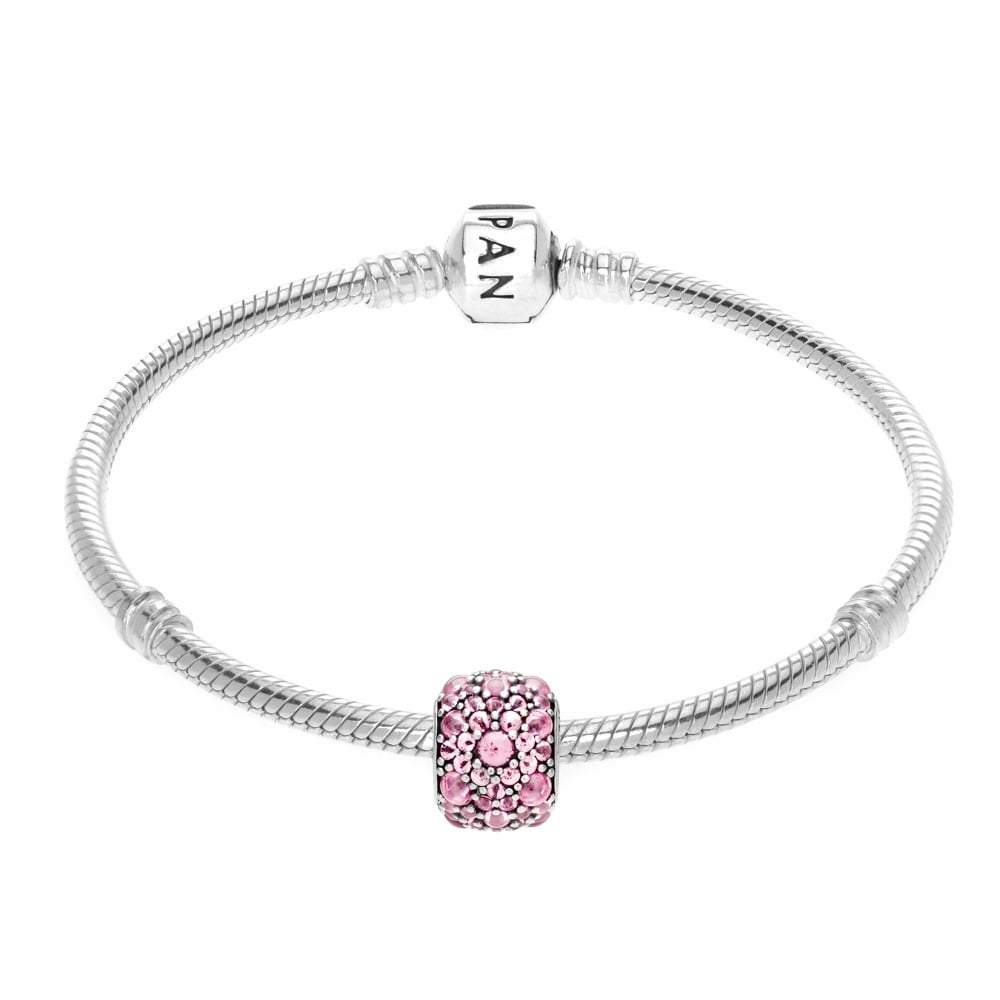 Pandora Pink Shimmering Droplets Charm #791755PCZ