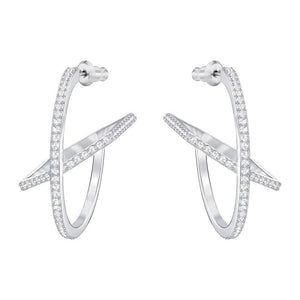 SWAROVSKI Hoop Fever Pierced Earrings #5352009