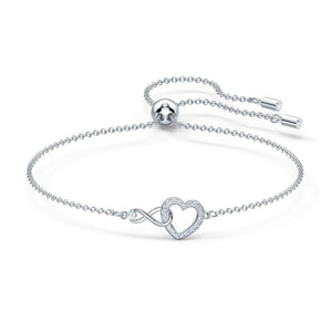 SWAROVSKI Infinity Heart Bracelet - White #5524421