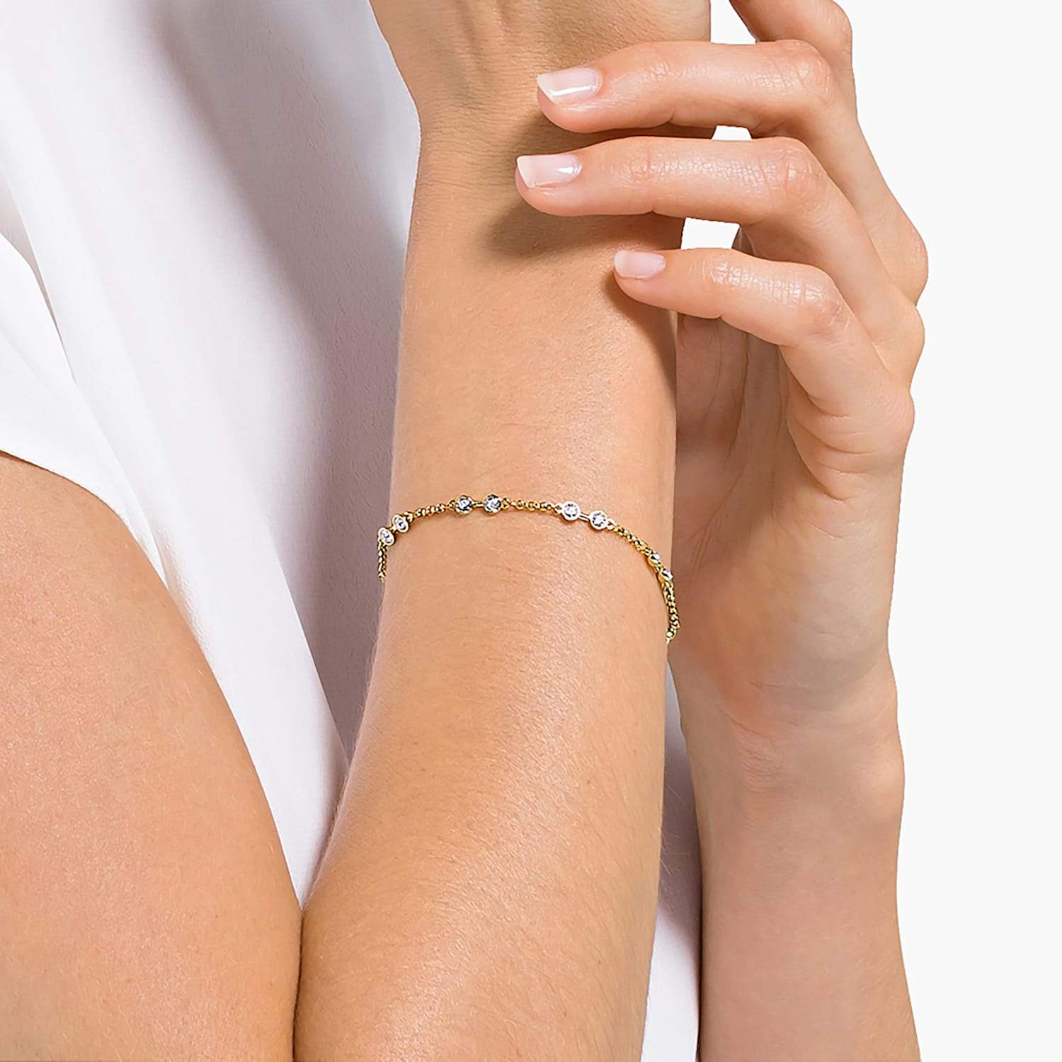 SWAROVSKI Remix Collection Carrier White Gold-tone plated