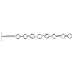 SWAROVSKI 678223 Circle Clear Crystal Bracelet charm string form