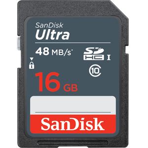 SanDisk 16GB SDHC Ultra UHS-1 Memory Card - GadgetiCloud