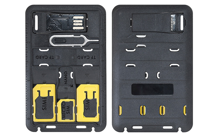 Sim Card Case - Cool Black - GadgetiCloud