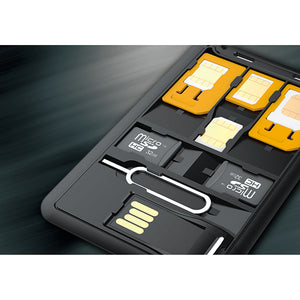 Sim Card Case - Cool Black - GadgetiCloud