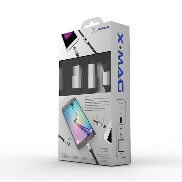 Lexuma XMAG Plus – Magnetic Micro USB Cable (For Android Devices) - GadgetiCloud